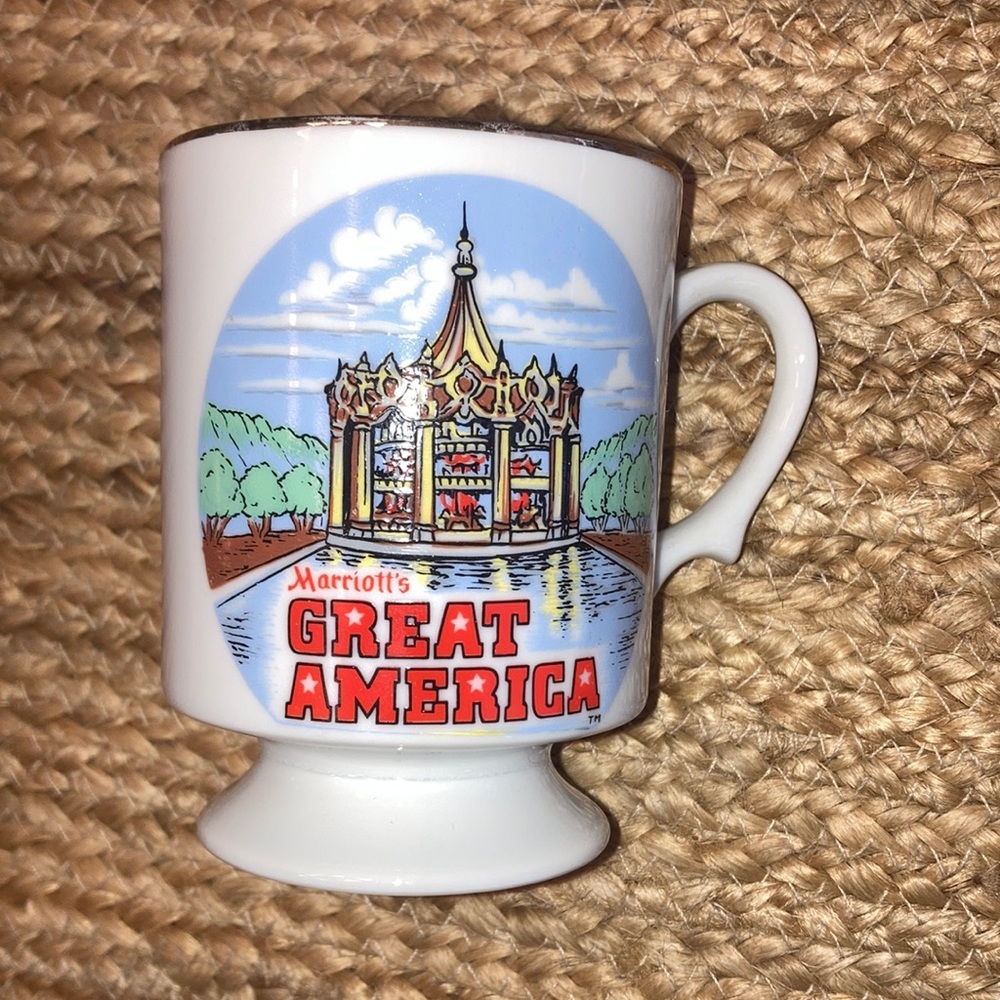 🏨🛎 MARRIOTT’s Great America Vintage Rare 1960’s Coffee Mug Hotel Life 🔑🏨
